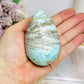 Blue Caribbean Calcite Druzy Egg On Stand 8cm 263g