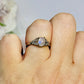 Adjustable Moonstone Ring In Gift Bag