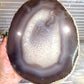 Huge Agate Polished Druzy Slab on Stand 26cm 1.65KG