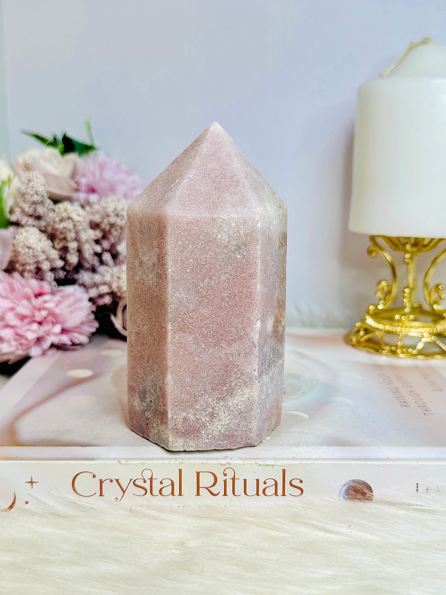 Chunky Pink Amethyst Tower 11cm 512g