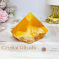 Orange Calcite Top Polished Point 329g
