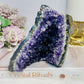 Natural Amethyst Base Cut Cluster 12cm 850g
