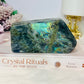 Labradorite Large Freeform 12.5cm 454g (this piece has been damaged in transit has dents on it) Reduced