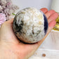 Large Chevron Amethyst Sphere on Stand 502g