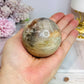 Moonstone Sphere with Blue Flash on Stand 274g