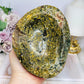 Large Orbicular Ocean Jasper Chunky Druzy Bowl 14cm 1.1KG