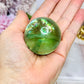 FOR SUE ~ High Grade Fluorite Sphere Full of Incredible Rainbows 161g On Stand