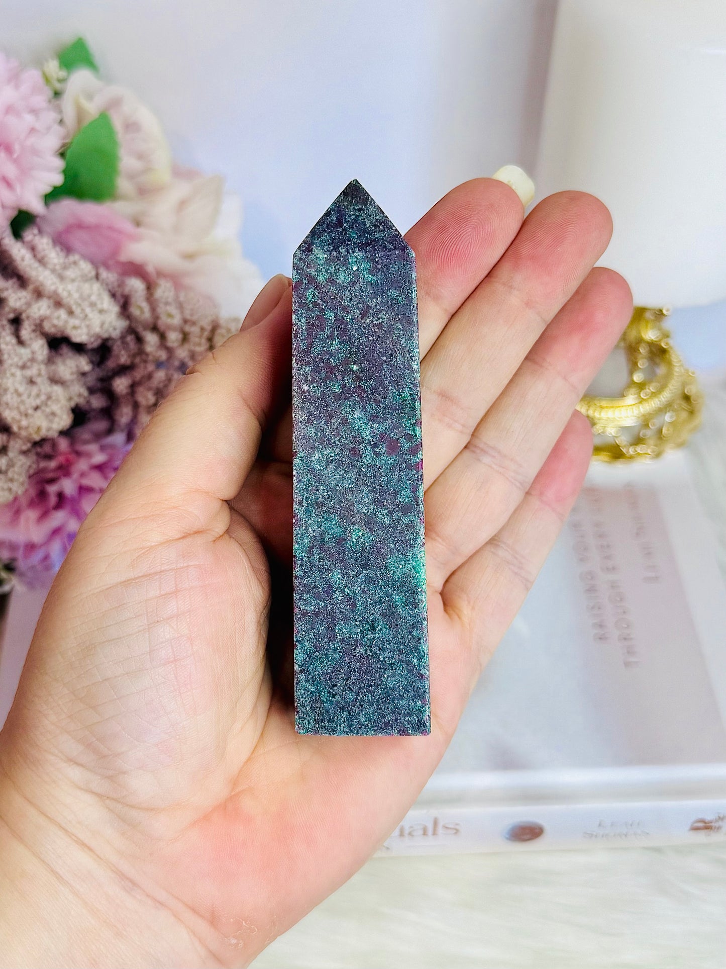 Ruby in Zoisite Tower 10cm