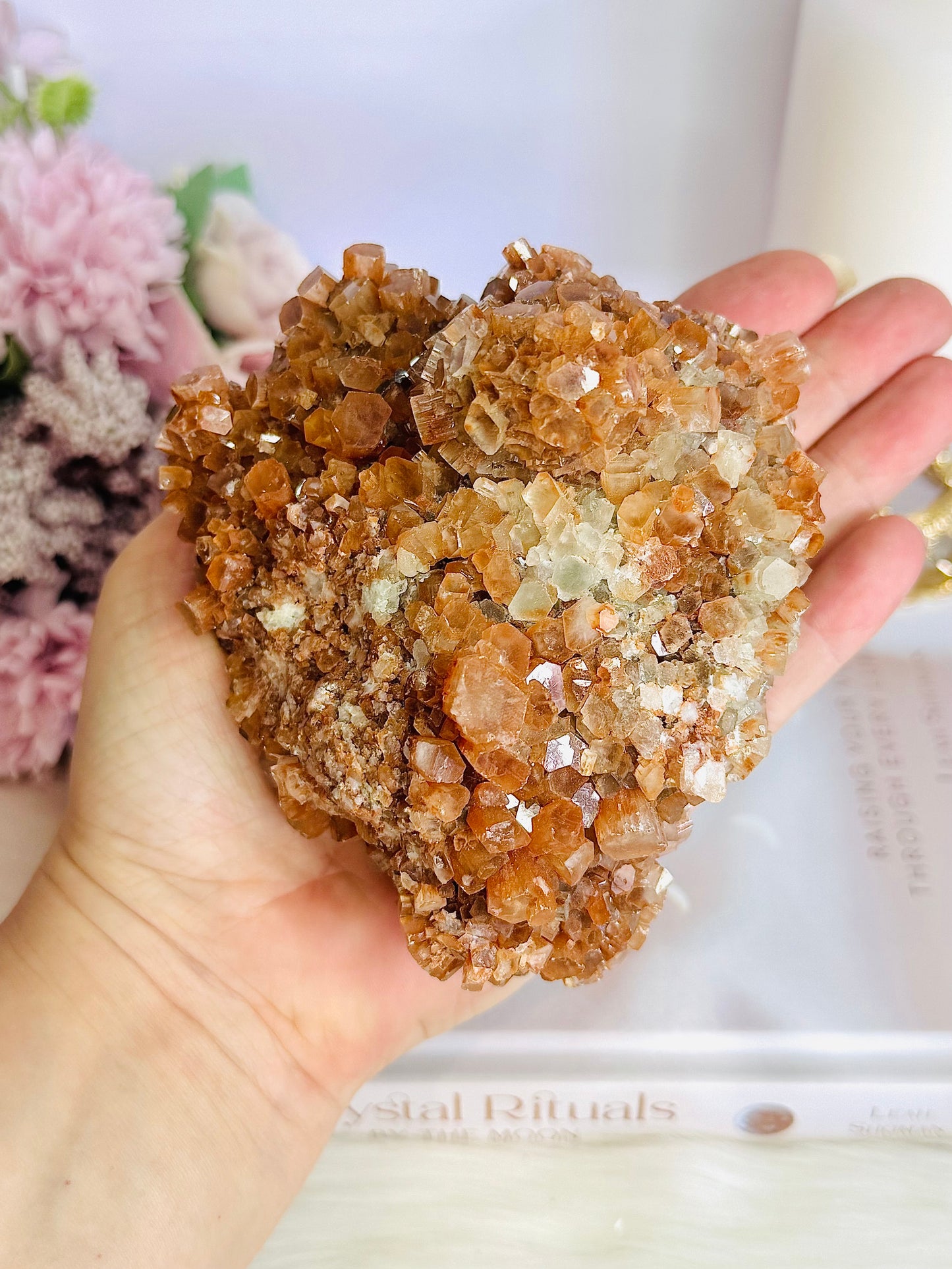 Natural Large Sputnik Aragonite Specimen 792grams 11cm