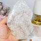 Large Clear Quartz Slab with Rainbows On Stand 14.5cm 358g