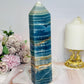 Large Natural Blue Onyx Generator | Tower 20cm