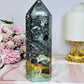 Large Sky Stone Quartz Tower 16.5cm 656g