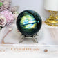 Large Labradorite Sphere on Stand 520g
