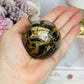Natural Septarian Carved Sphere on Stand 233g