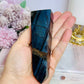 Rare Blue Tigers Eye Tower 12cm