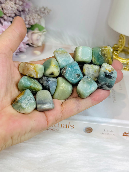 Sky Blue Quartz Tumbles $3 each
