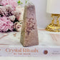 Gorgeous Chunky 10cm Pink Amethyst Obelisk | Tower From Brazil