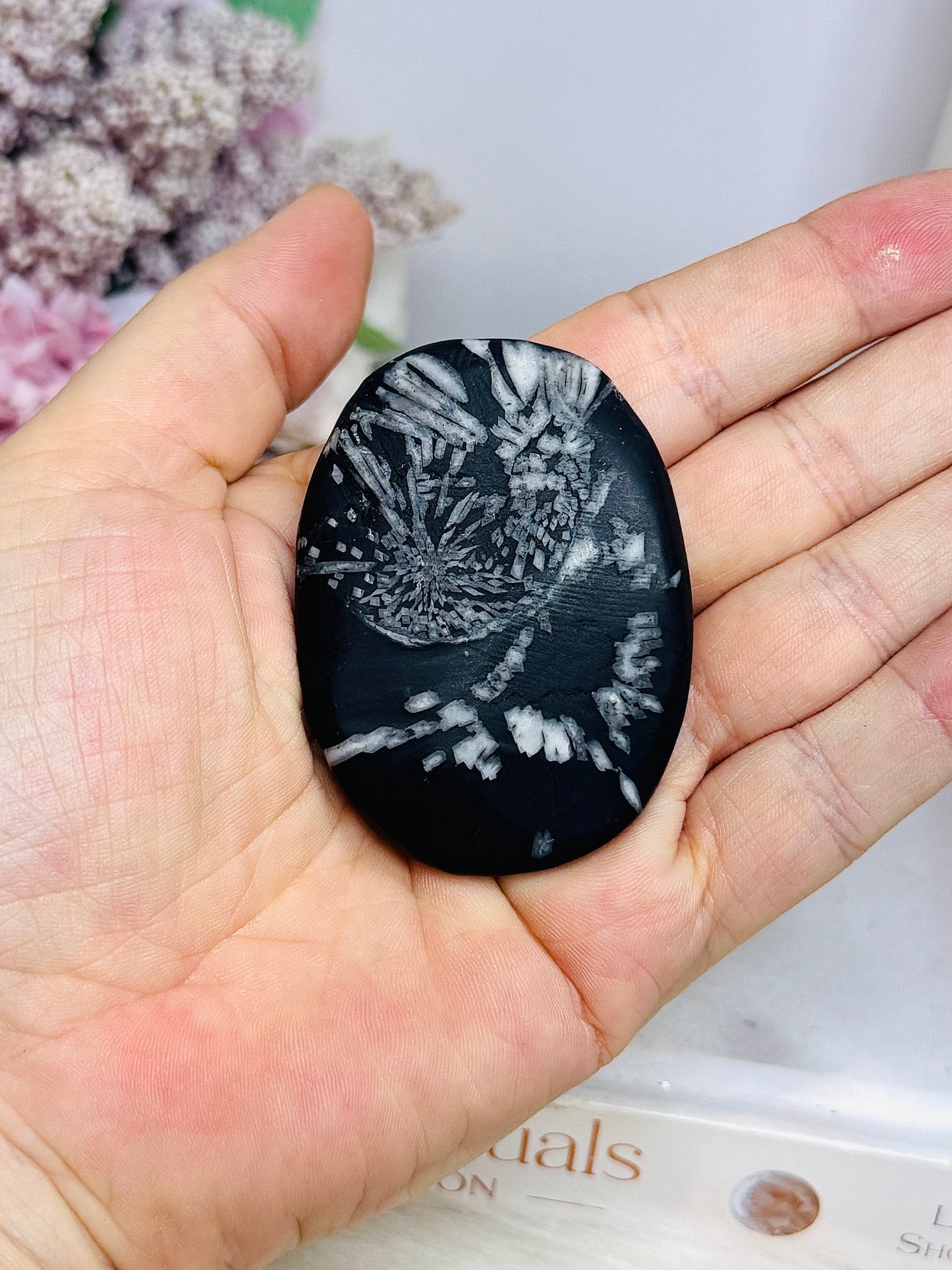 Natural Chrysanthemum Palm Stone