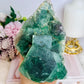 Huge Natural Green Cubed Fluorite Specimen 16cm 1.26KG