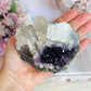 Super Stunnning High Grade Deep Purple Amethyst with Calcite Inclusions 9cm
