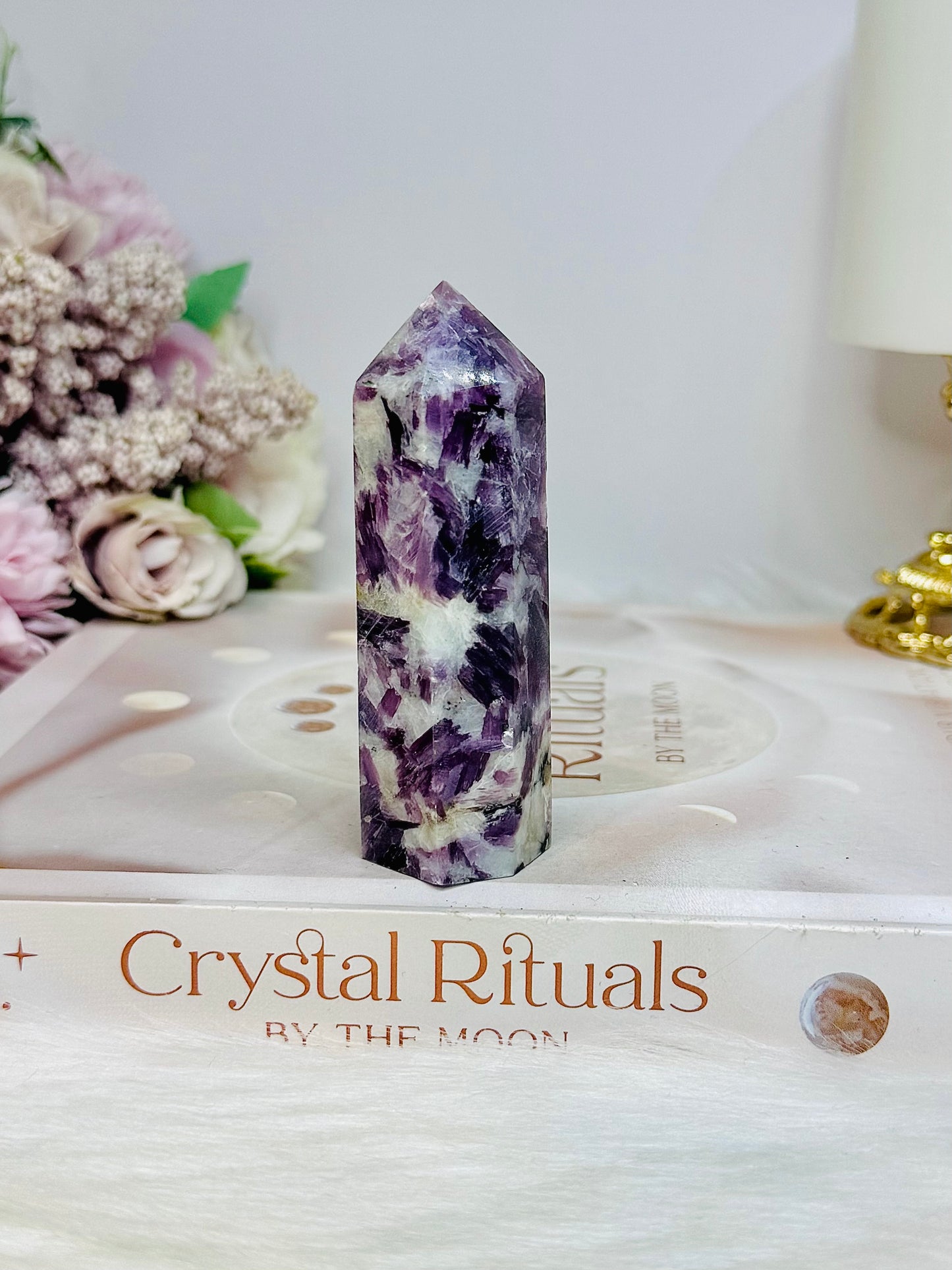 Lepidolite | Purple Mica Tower 8cm