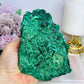 High Grade Velvet Botryoidal Malachite Natural Specimen on Stand 882g 15cm