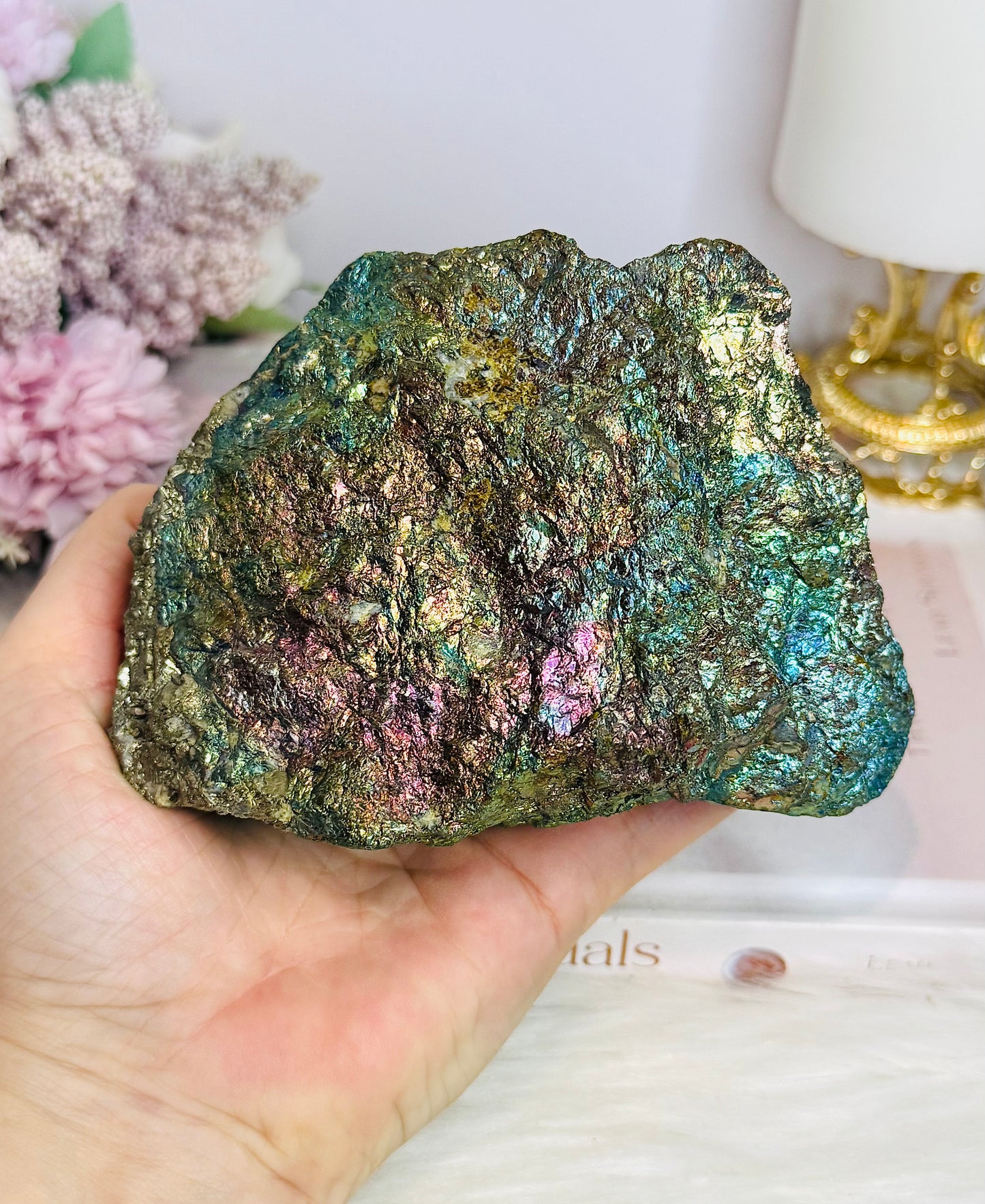 Natural Large Chalcopyrite | Peacock Ore Specimen 937g