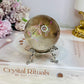 High Grade Smokey Quartz Sphere Full of Rainbows on Stand 307g