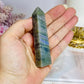 Labradorite Purple Flash Tower 9cm