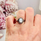 Beautiful Moonstone Adjustable Ring In Gift Bag