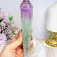 Watermelon Fluorite Wand | Tower with Rainbows  17.5cm