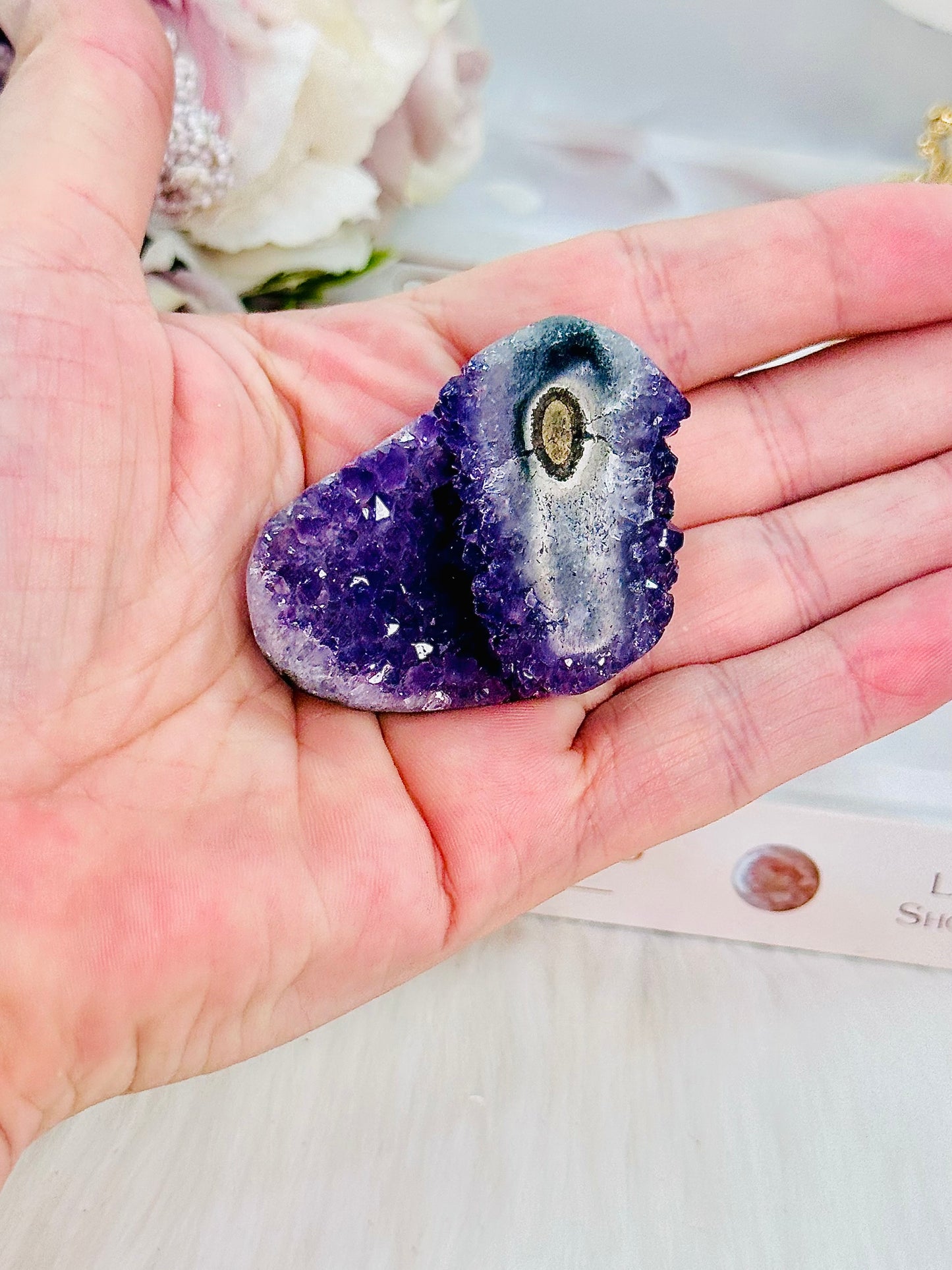 Absolutely Gorgeous 5cm Natural Amethyst Stalactite | Flower Amethyst From Brazil