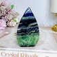 Feather Fluorite Flame 9cm