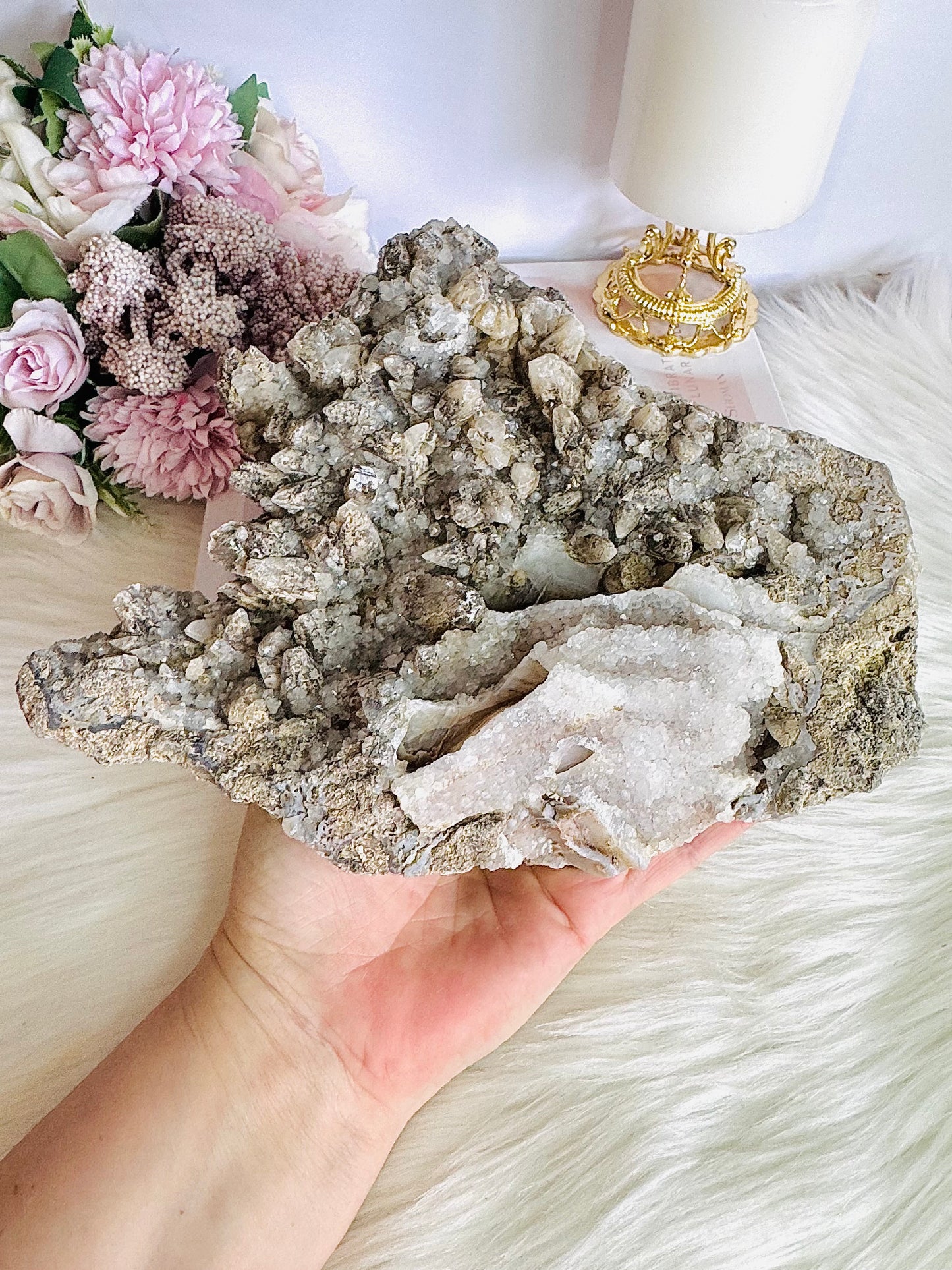 Sensational Natural Large 1.67KG Quartz Cluster Specimen