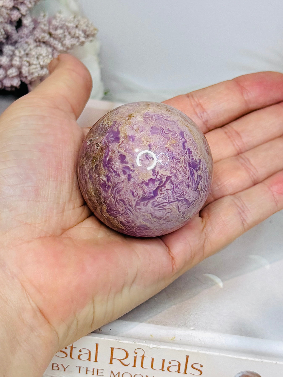Phosphosiderite Sphere On Stand 187g