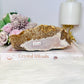 Natural Large 18cm 451gram Pink Amethyst Druzy Chunky Slab