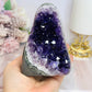 High Grade Deep Purple Amethyst Base Cut Cluster 11cm 632g