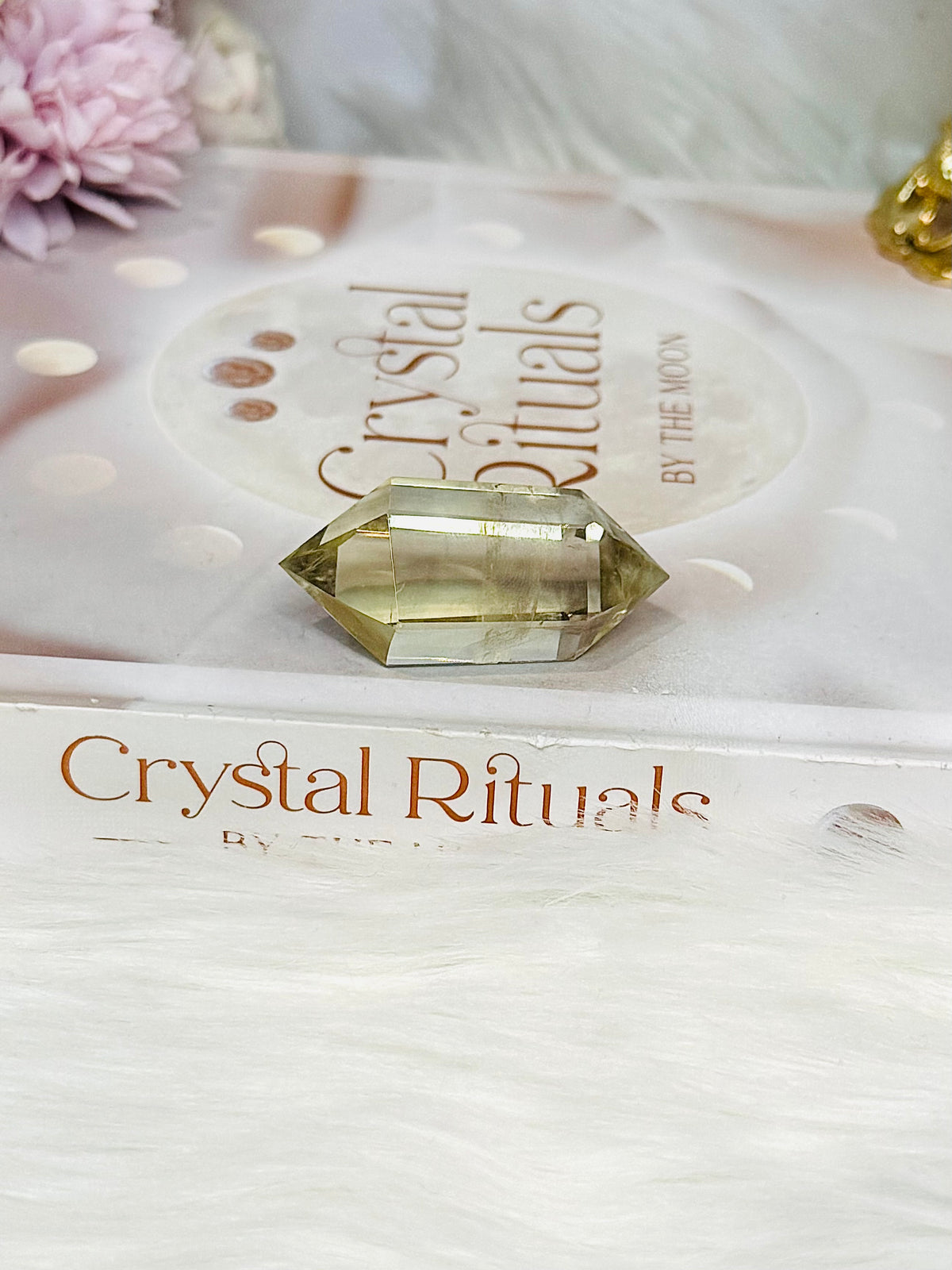 Citrine Double Terminated Point 5cm
