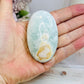 Large Caribbean Calcite Palm Stone
