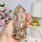 Pink Tourmaline Druzy Tower 12cm
