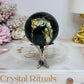 Rare Natural Purpurite Sphere On Stand 160g