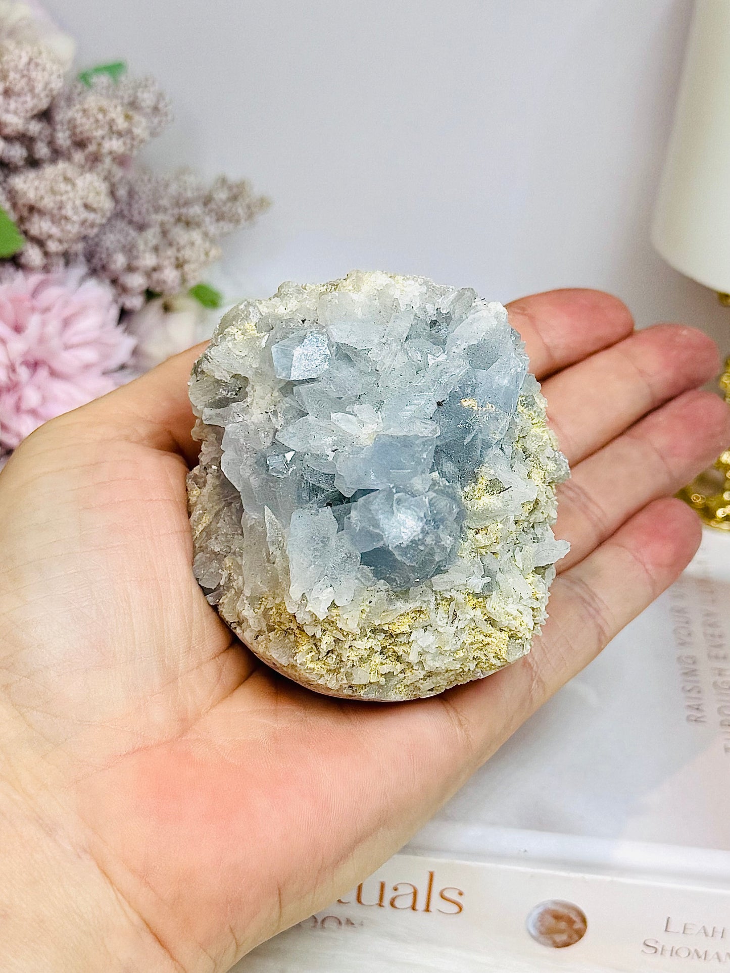 Natural Blue Celestite Freeform 402g