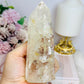 High Grade Clear Quartz Tower with Rainbows 13.5cm 434g