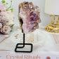 Druzy Pink Amethyst Cluster On Stand 12cm