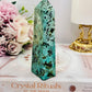 Perfect African Turquoise Tower 13cm