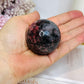 High Grade Rhodonite Sphere On Stand 212g