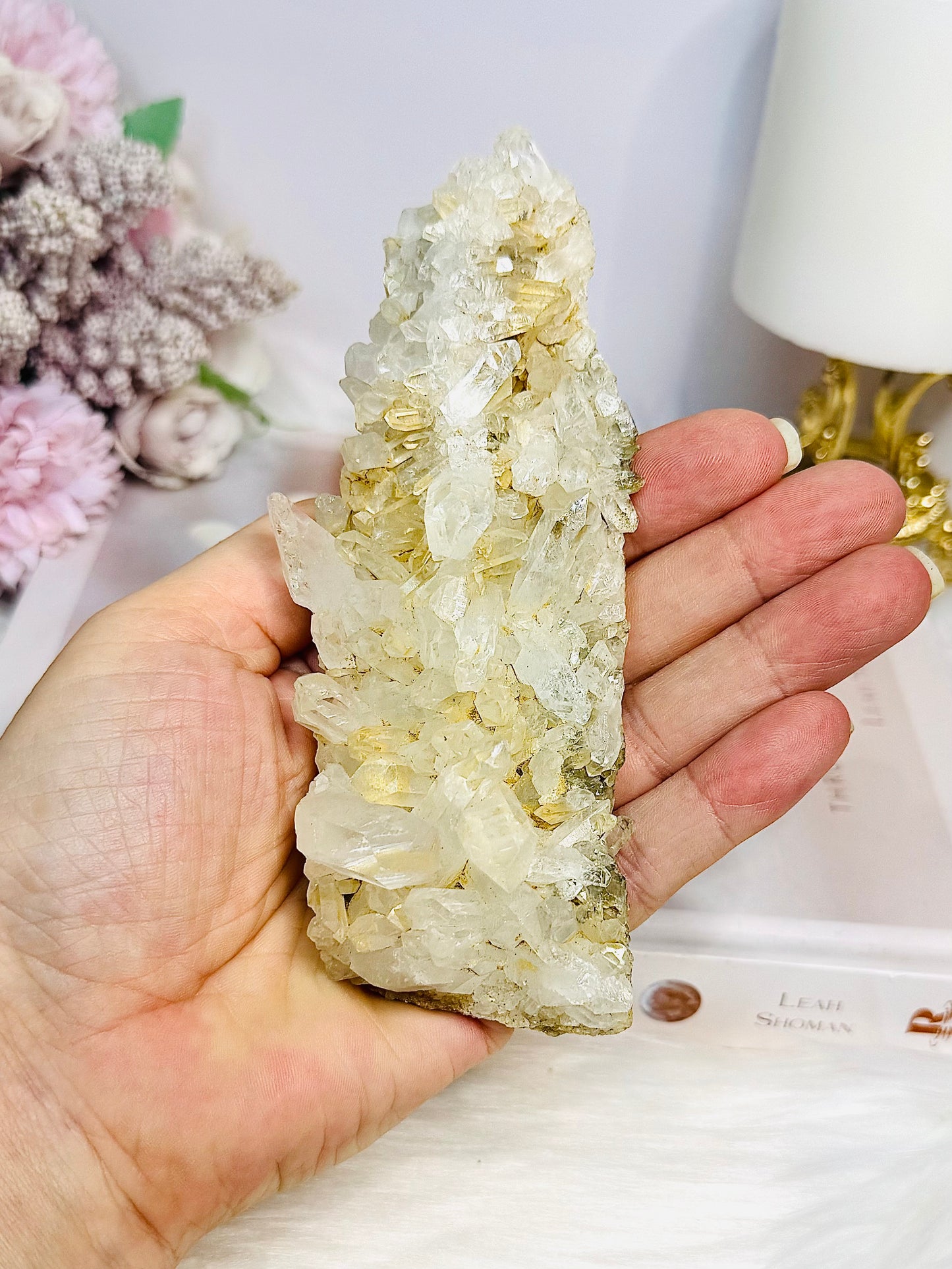 Natural Clear Quartz Cluster 13.5cm