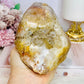 Large Natural 13cm 691 Pink Amethyst Druzy Freeform