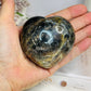 Black Moonstone Puffy Heart with Flash 249g