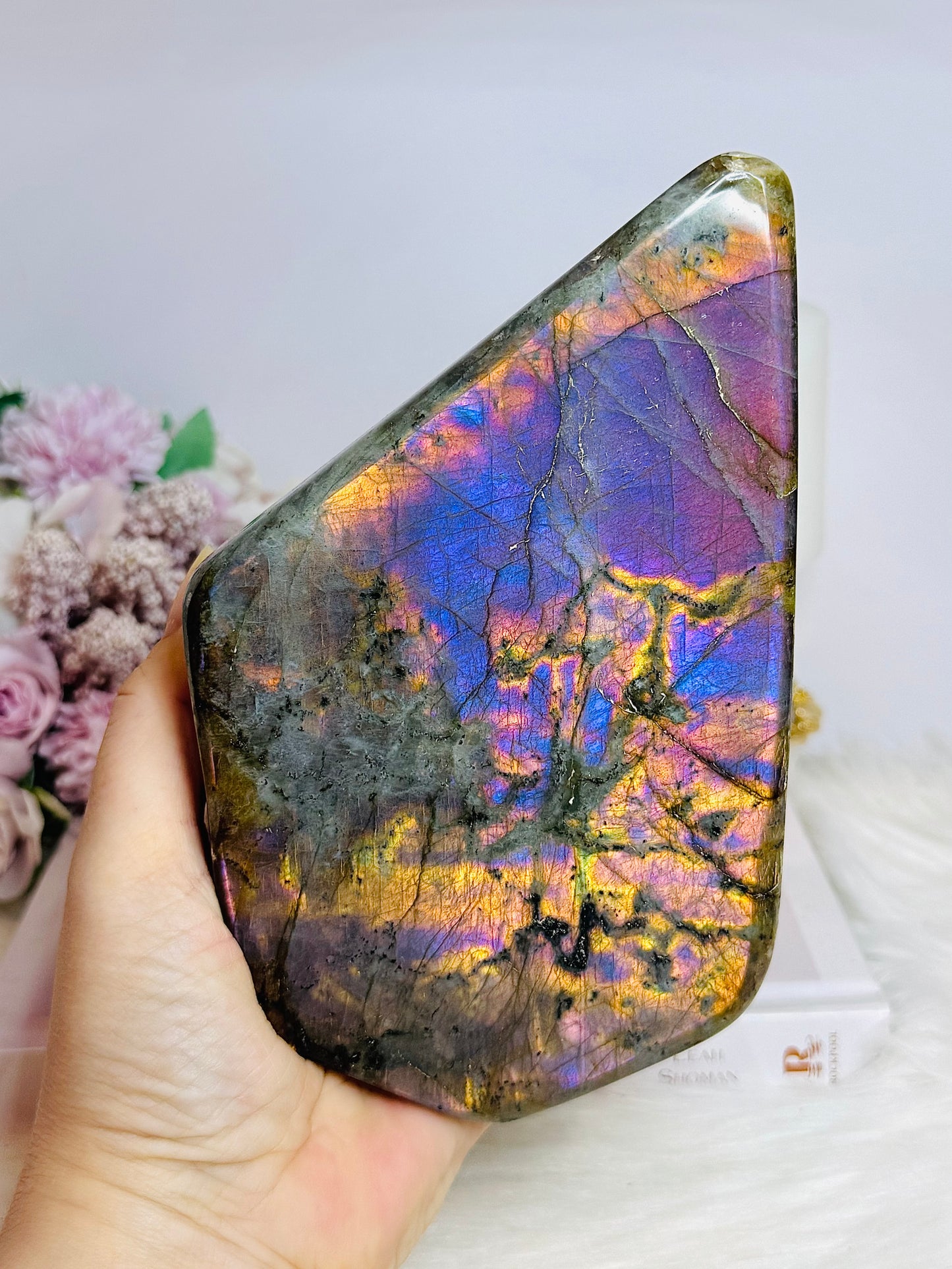 Exquisite Polished Labradorite Freeform 17cm 1.19KG